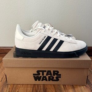 NWT ADIDAS STAR WARS MANDALORIAN GRAND COURT 2.0 SHOES Men’s Size 11.5